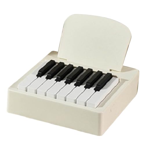 Suanzua Mini-Klavierkalender, Weltberühmte Musik, High-End-Musik, Klavier, Desktop-Dekoration, Spielkalender, Überraschungsgeschenk, Schwarz von Suanzua