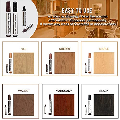 Suanzua MöBel Reparatur Set Marker - Set mit 13 - Marker und Wachs Stifte mit Anspitzer Set, für Kratzer, BöDen von Suanzua