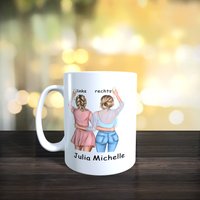 Tasse Beste Freundin Personalisiert Mit Name Best Friends Geschenk Schwester von SubliDesignByDK