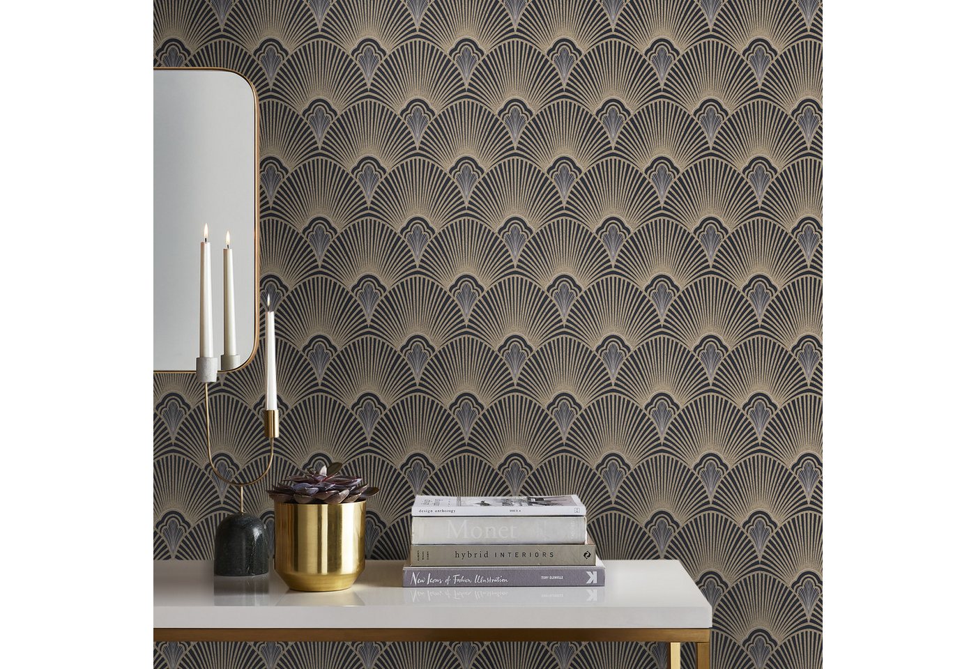 Sublime Vliestapete ART DECO STYLE, Retro, (1 St), Design Tapeten von Sublime