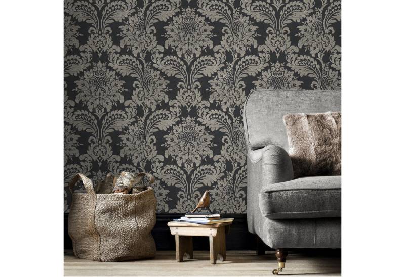Sublime Vliestapete DAMASK, Retro, (1 St), Design Tapeten von Sublime