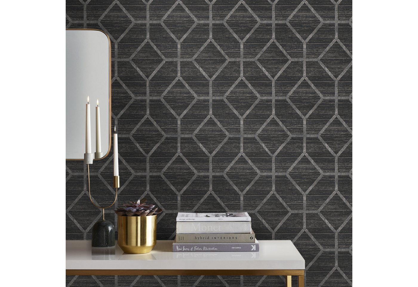 Sublime Vliestapete GEO TEXTURE, 3D-Optik, (1 St), Design Tapeten von Sublime