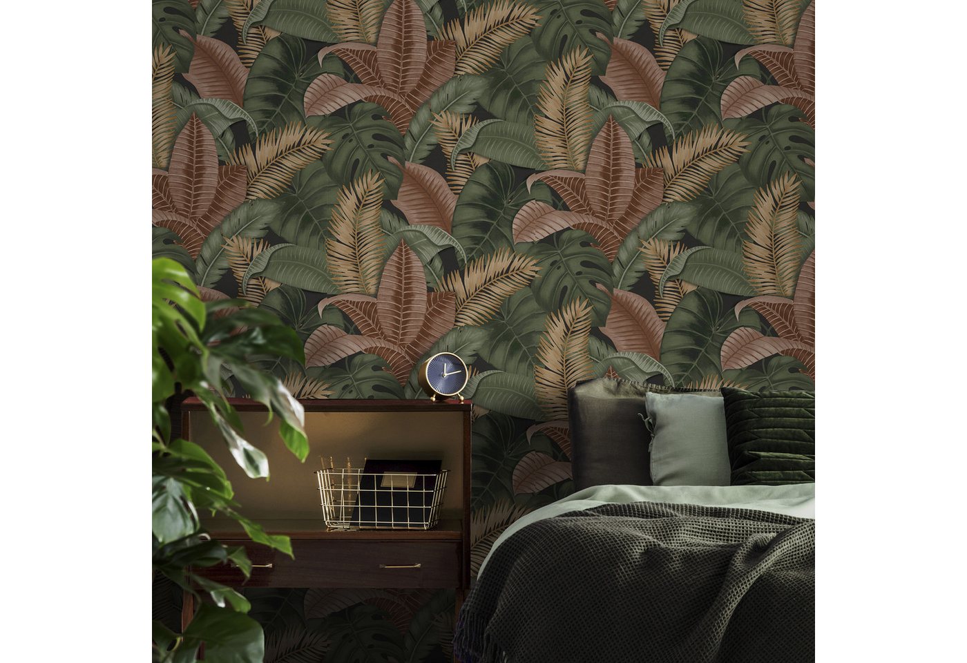 Sublime Vliestapete GRENADA, floral, (1 St), Design Tapeten von Sublime