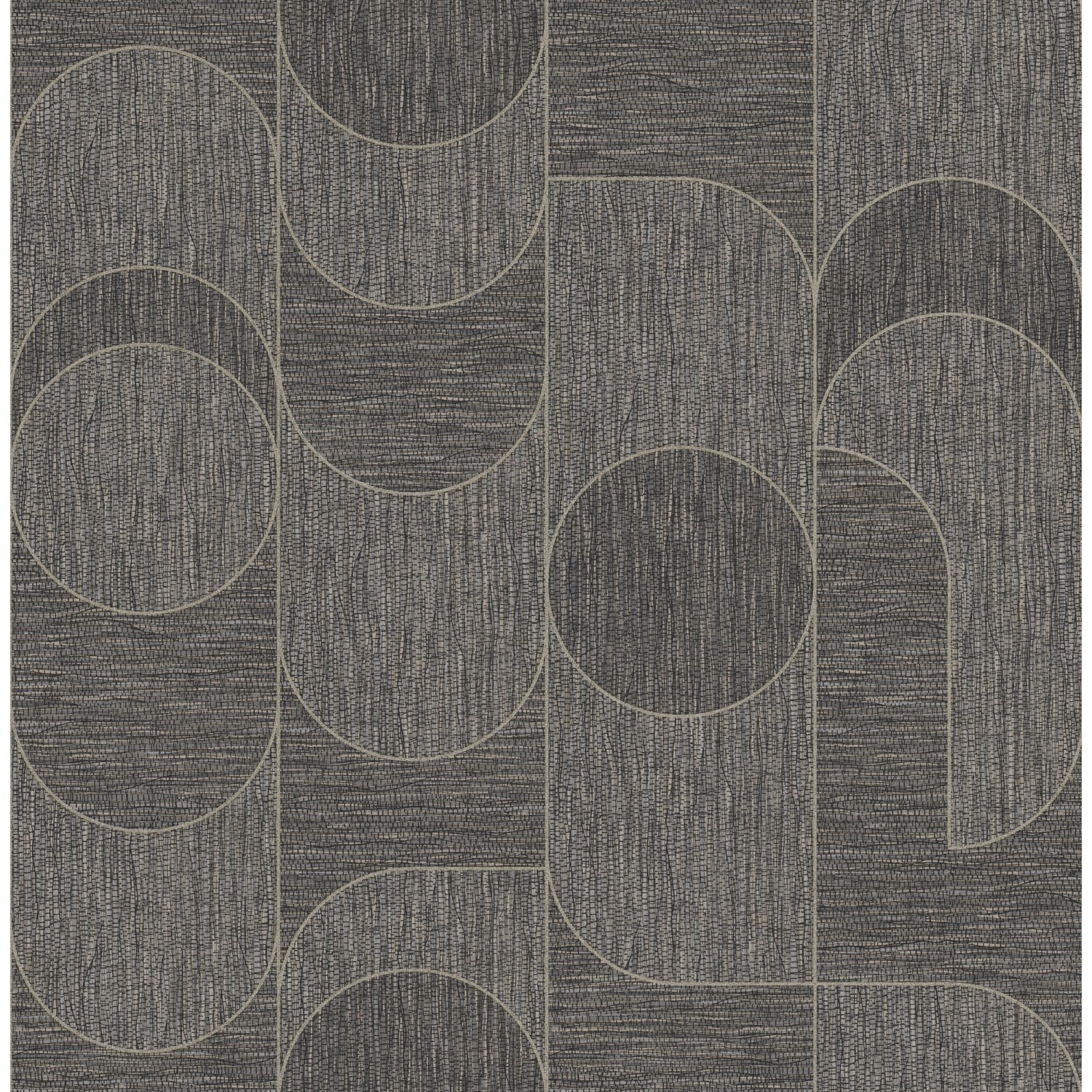 Sublime Vliestapete Geo 10 m x 52 cm Grau FSC® von Sublime