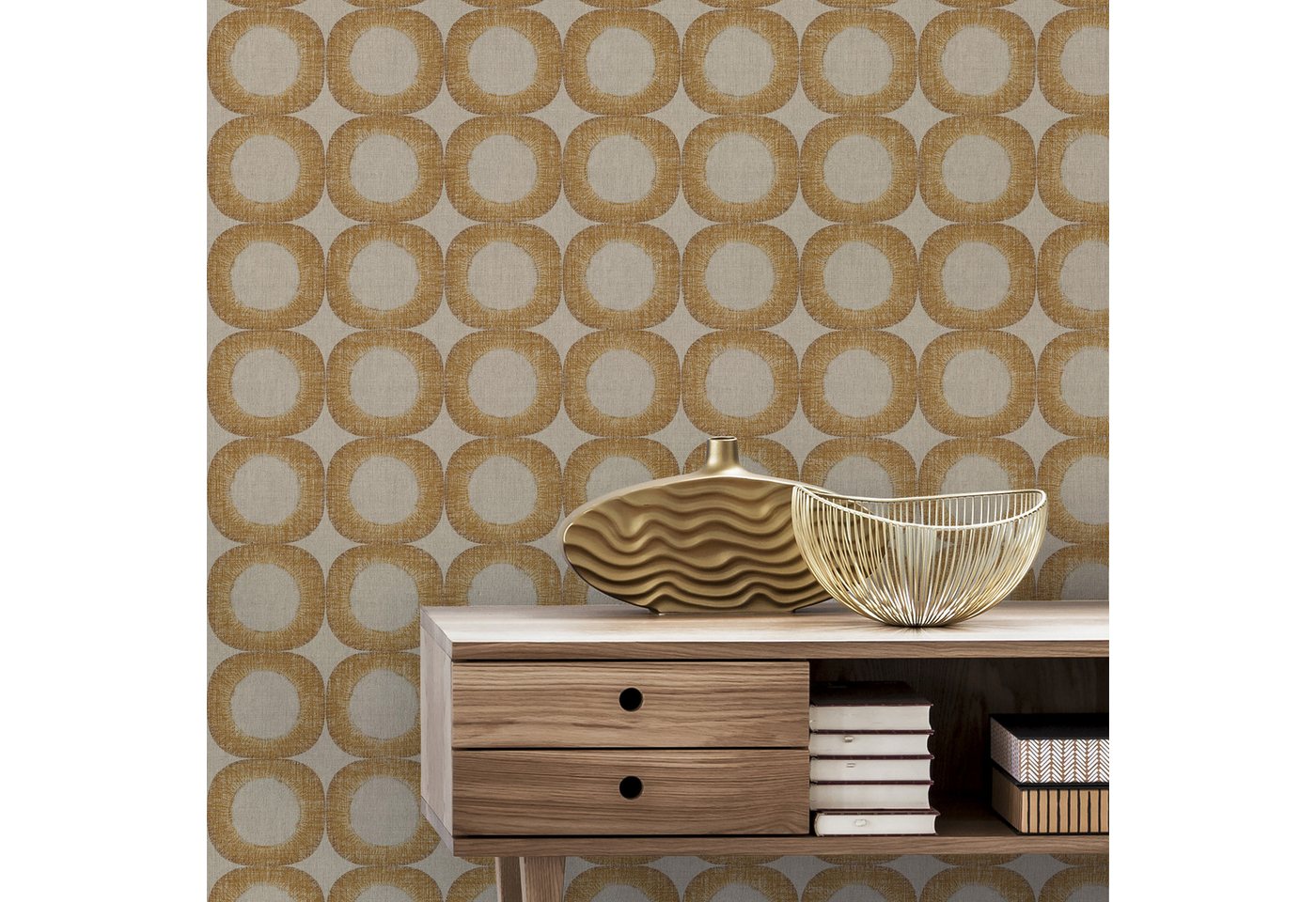 Sublime Vliestapete HARMONY, 3D-Optik, (1 St), Design Tapeten von Sublime