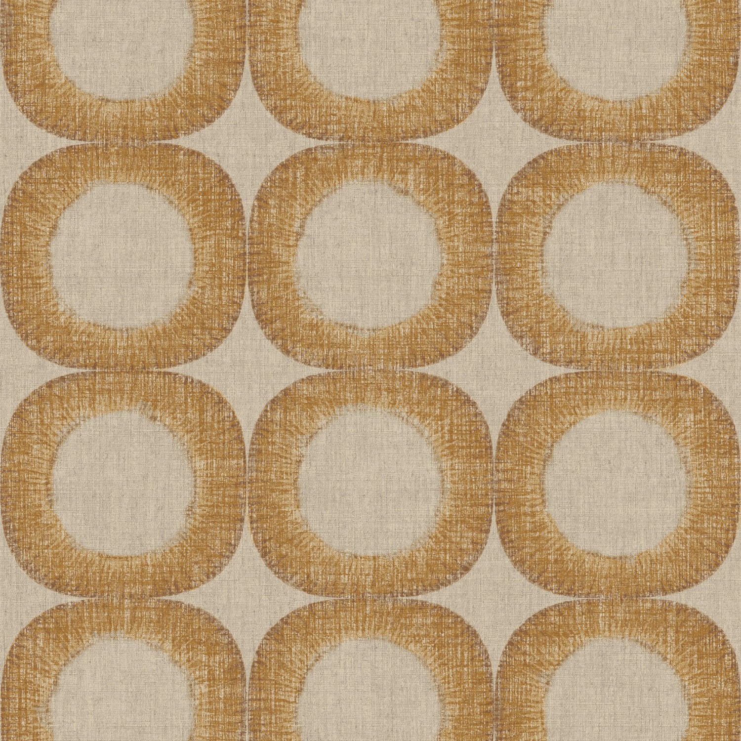 Sublime Vliestapete Harmony 10 m x 52 cm Beige-Gold FSC® von Sublime