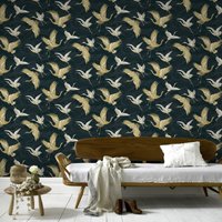 Sublime Vliestapete "KRAN PETROL" animal print geprägt Design Tapeten Sublime Vliestapete "KRAN PETROL" animal print geprägt Design Tapeten von Sublime