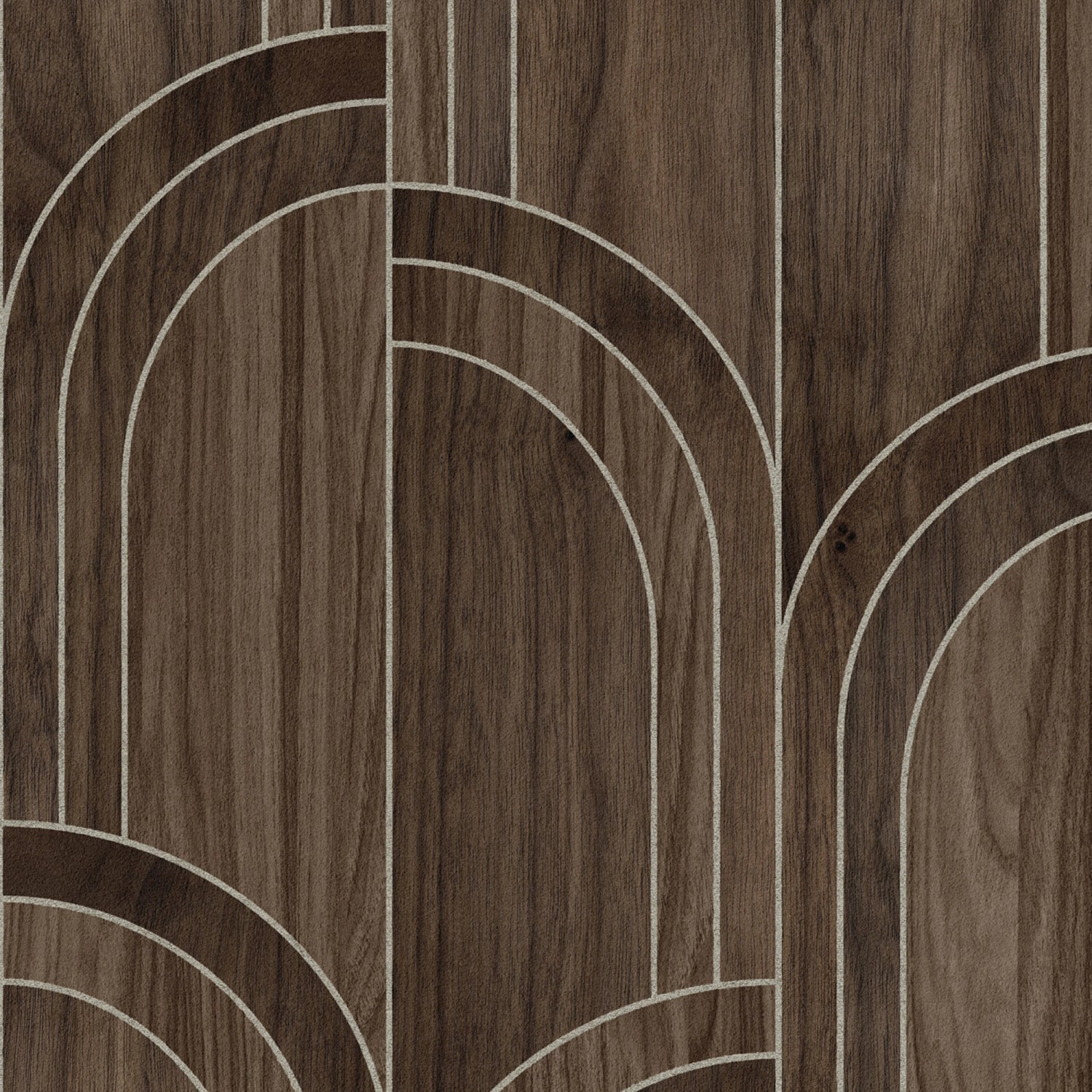 Sublime Vliestapete Modella Holz 10 m x 52 cm Braun FSC® von Sublime
