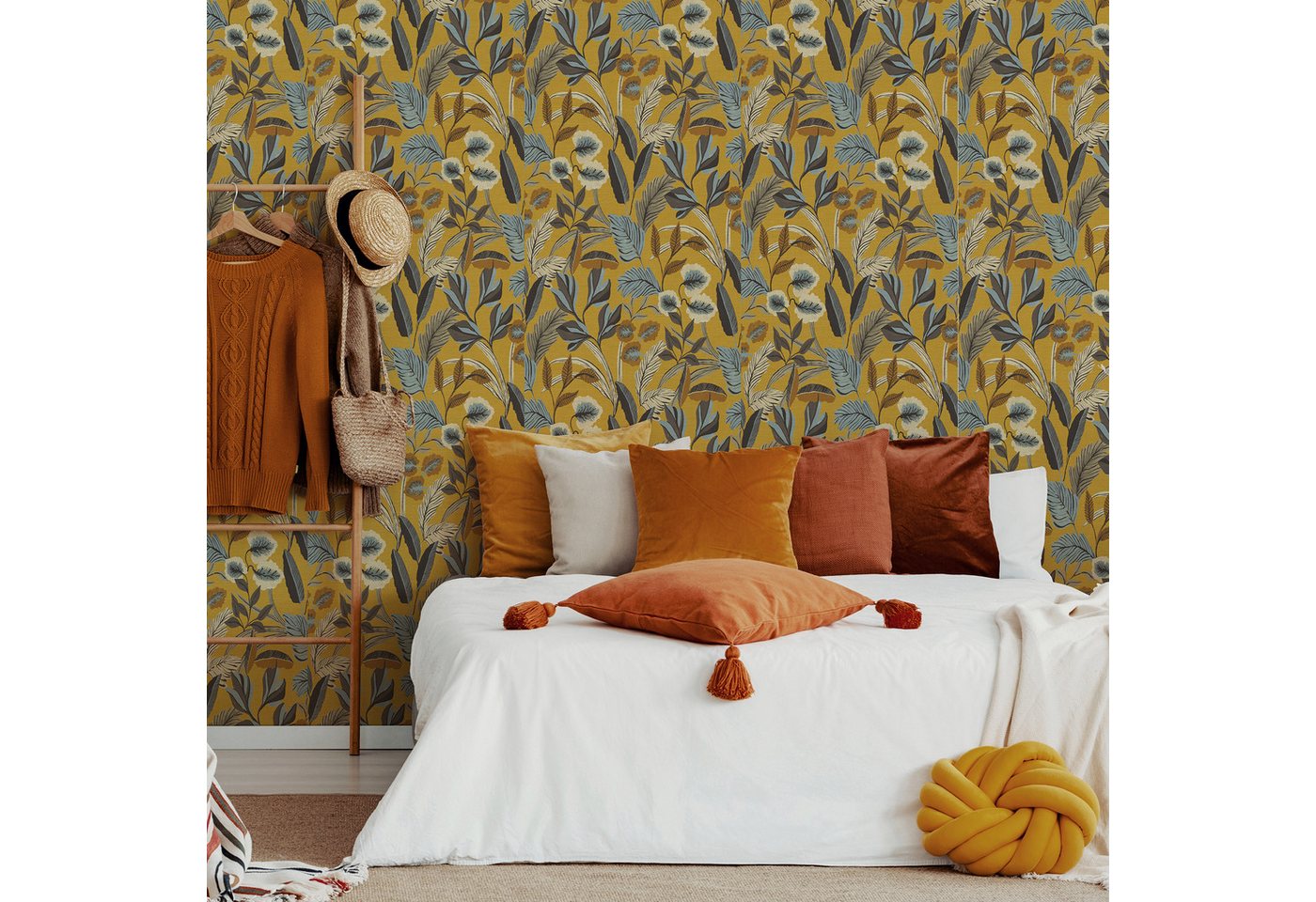 Sublime Vliestapete PARADISE ARTS, botanisch, (1 St), Design Tapeten von Sublime
