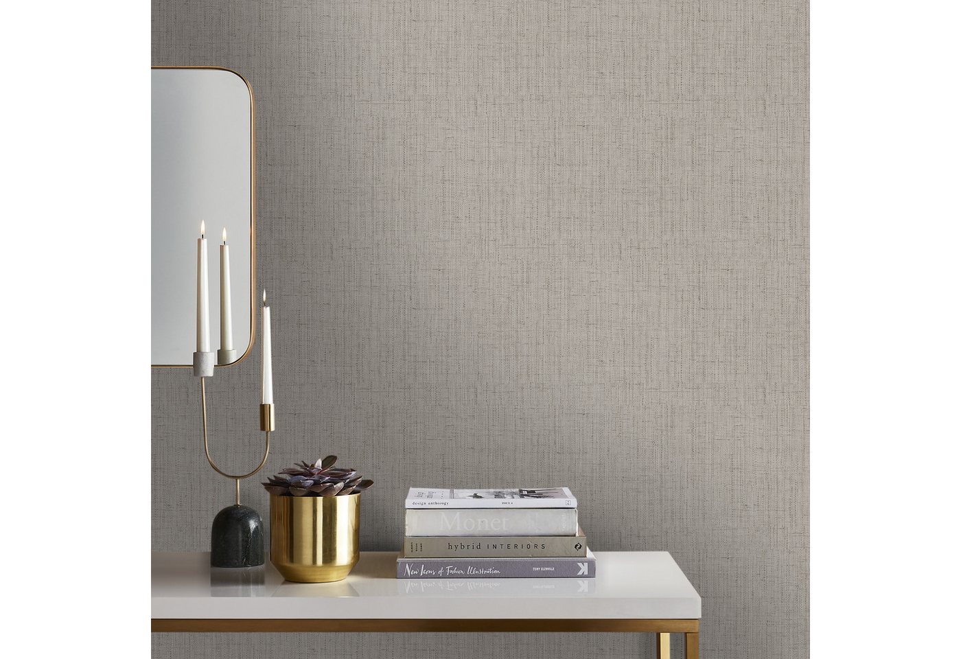 Sublime Vliestapete REFINED, strukturiert, botanisch, (1 St), Design Tapeten von Sublime
