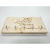 Personalisiertes Schlüsselbrett Aus Fichte/Tanne - Ca. 24, 7 × 12, 3 cm Personalisiertes Schlüsselbrett Aus Fichte/Tanne - Ca. 24, 7 × 12, 3 cm von SublishopnetGmbH