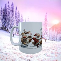 Tasse "Frohe Weihnachten - Santa & Rentiere" Tasse "Frohe Weihnachten - Santa & Rentiere" von SublishopnetGmbH