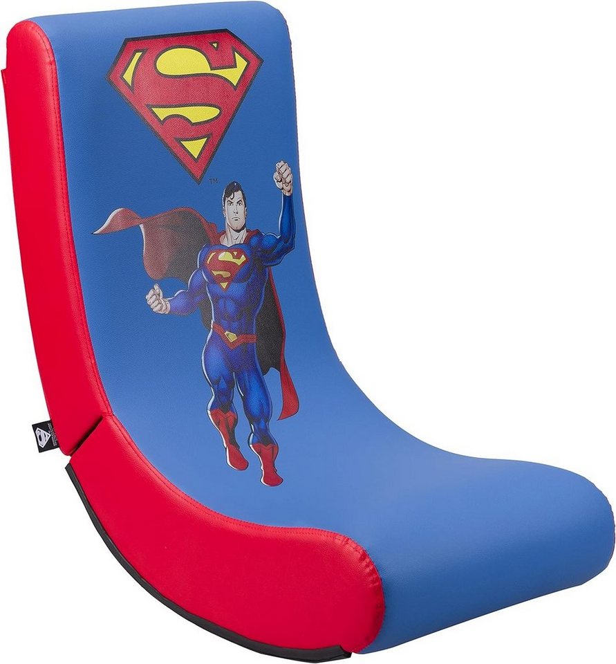 Subsonic Gaming-Stuhl Superman Junior Rock'n'Seat Gaming Stuhl / Chair / Sessel (1 St) von Subsonic