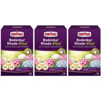 Substral - 3er Set ® Bodenkur Rhodo-Vital 3 x 1 kg für je ca. 5 Pflanzen von Substral