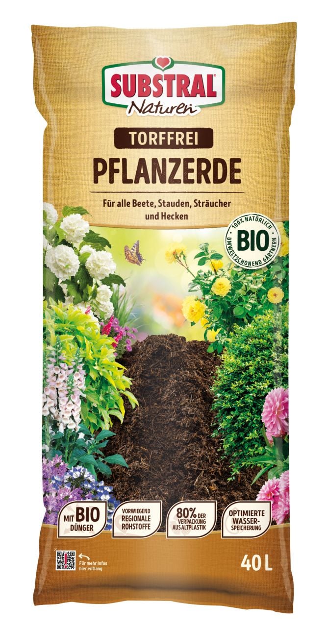 Substral Naturen Pflanzerde 40 L torffrei von Substral