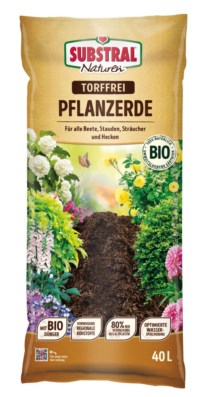 Substral Naturen Pflanzerde 40 L torffrei von Substral