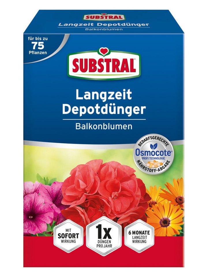 Substral Blumendünger Substral Langzeit Depotdünger Balkonblumen 750 g Substral Blumendünger Substral Langzeit Depotdünger Balkonblumen 750 g von Substral