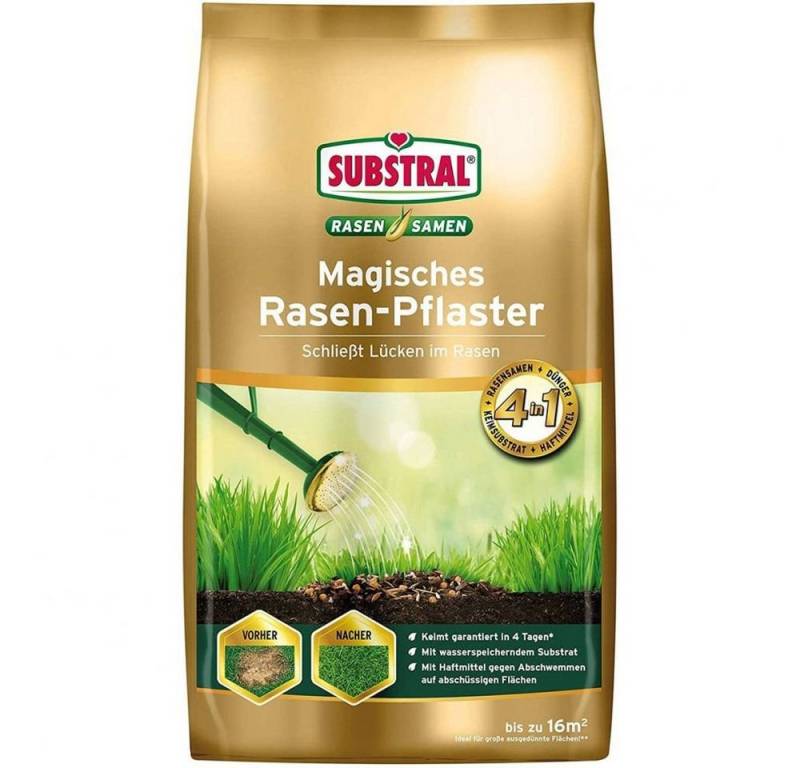 Substral Gartenbau-Substrat Substral Magisches Rasen-Pflaster 3,6 kg 3 in 1 Reparatur-Kombination von Substral