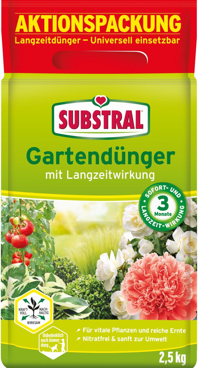 Substral Gartendünger mit Langzeitwirkung 2,5 kg von Substral