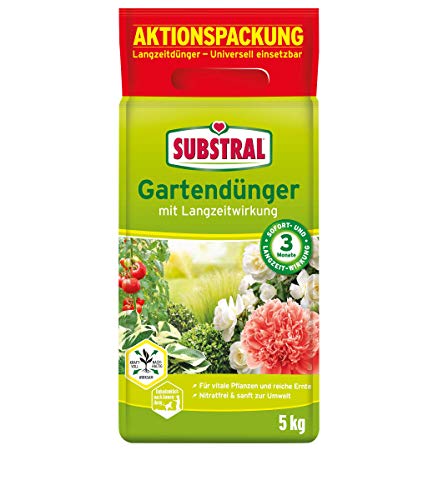 Substral Gartendünger mit Langzeitwirkung für Obst, Gemüse, Blumen, Sträucher, Koniferen und Hecken von Substral