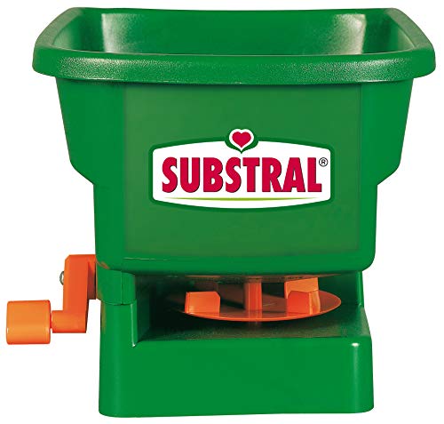 Substral HandyGreen Universal-Handstreuer für Rasendünger, Rasensamen, ganulierte Gartendünger, feiner Split 1 St. von Substral