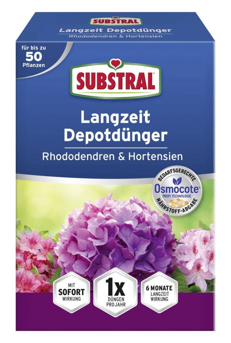 Substral Langzeit Depotdünger Rhododendren und Hortensien 750 g von Substral