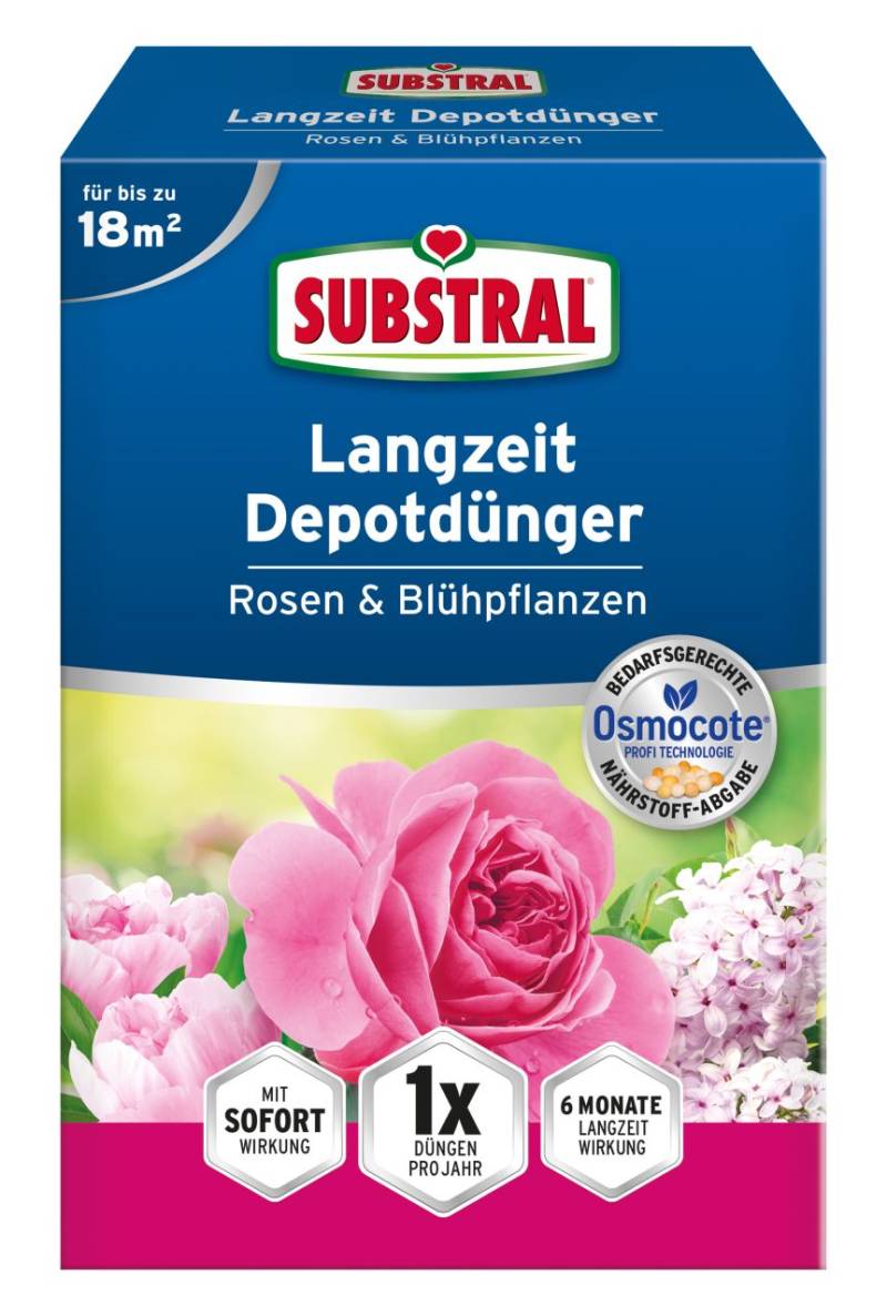 Substral Langzeit Depotdünger Rosen & Blühpflanzen 750 g von Substral