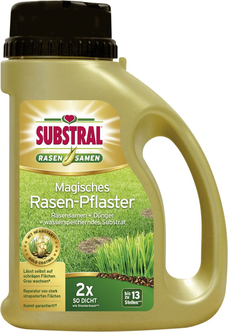 Substral Magisches Rasen-Pflaster 1 kg für ca. 13 Kahlstellen von Substral