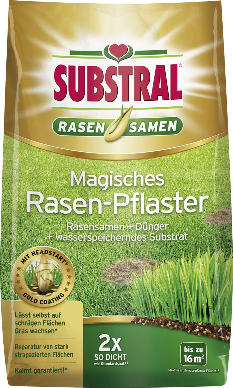 Substral Magisches Rasen-Pflaster 3,6 kg, für 16 m² von Substral
