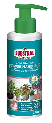 Substral Naturen Meine Pflanzen Power Nahrung, veganer Bio Universal Flüssigdünger, pumpen, gießen, fertig, 240ml von Substral