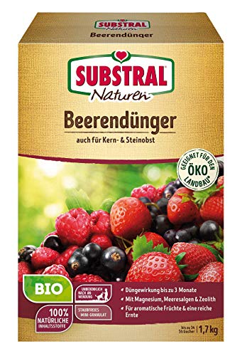 Substral Naturen Bio Beerendünger, für Beerenobst, Kern und Steinobst, 3 Monate Langzeitdünger 1,7 kg, green Substral Naturen Bio Beerendünger, für Beerenobst, Kern und Steinobst, 3 Monate Langzeitdünger 1,7 kg, green von Substral