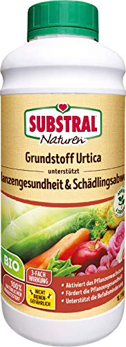 Substral Naturen Bio Grundstoff Urtica Konzentrat unterstützt Pflanzengesundheit, Schädlingsabwehr + Befallminderung 1 L von Substral