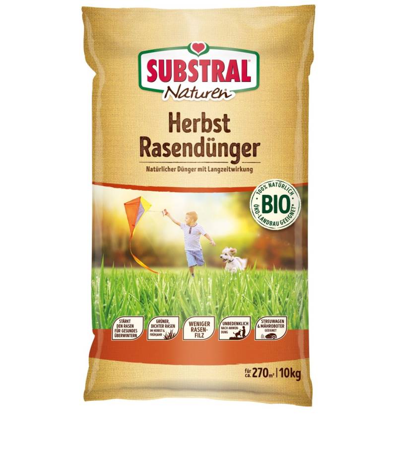 Substral Naturen Bio Herbst Rasendünger 10 kg von Substral