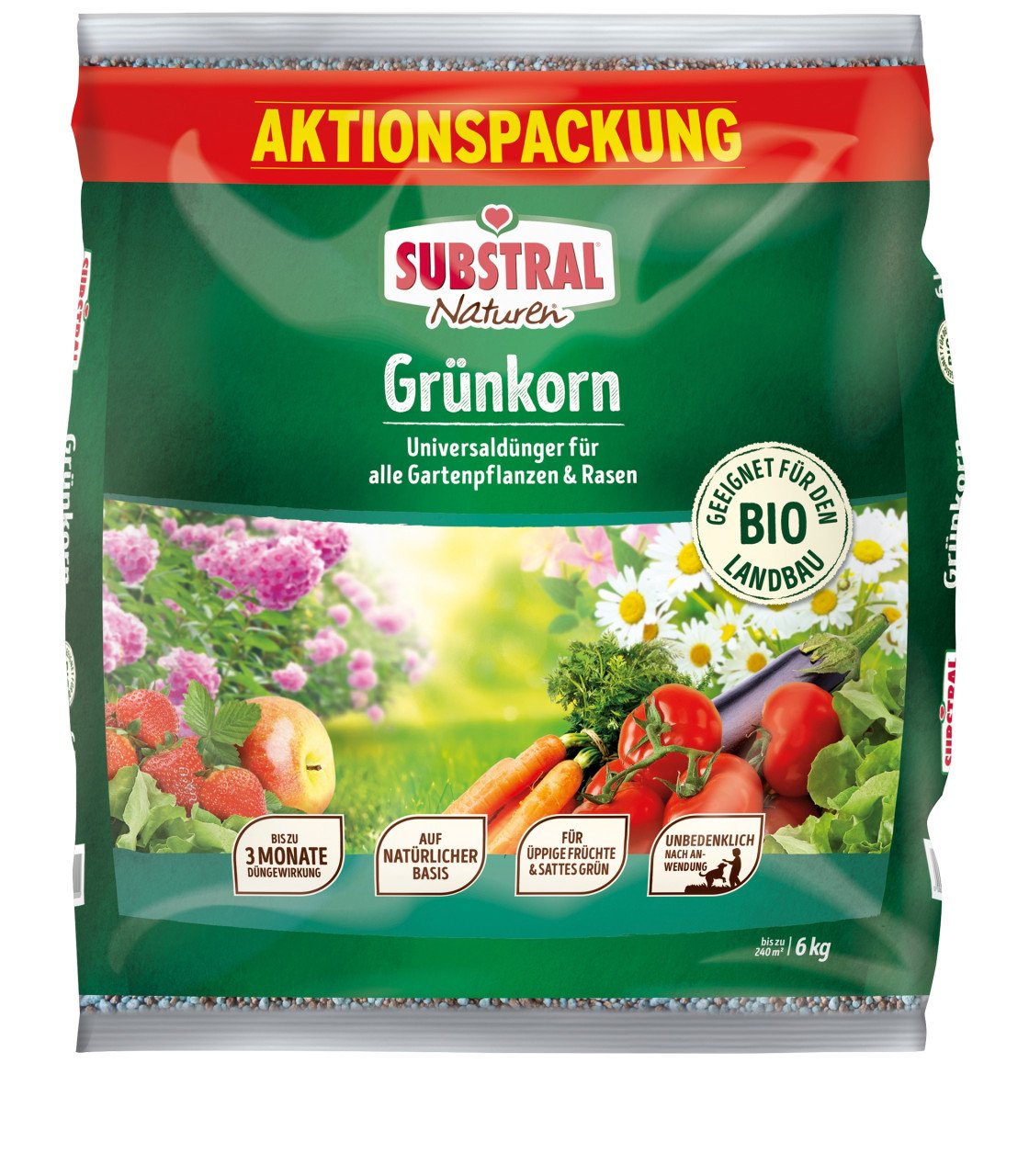 Substral Naturen Grünkorn Bio 6 kg von Substral