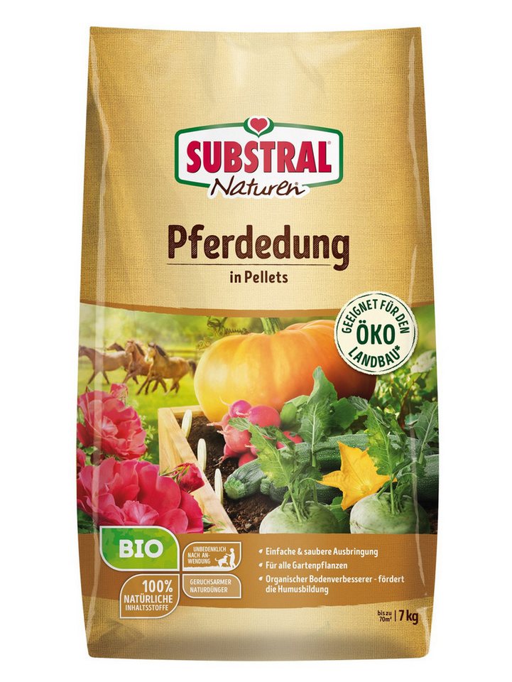 Substral Pflanzendünger Substral Naturen Pferdedung Bio 7 kg Substral Pflanzendünger Substral Naturen Pferdedung Bio 7 kg von Substral