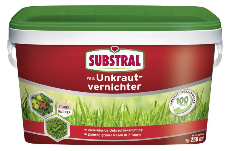 Substral Rasendünger Substral Rasendünger mit Unkrautvernichter für 250 von Substral