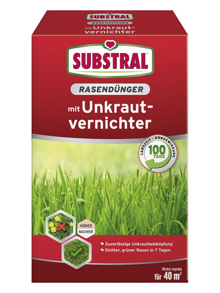 Substral Rasendünger Substral Rasendünger mit Unkrautvernichter für 40 Substral Rasendünger Substral Rasendünger mit Unkrautvernichter für 40 von Substral