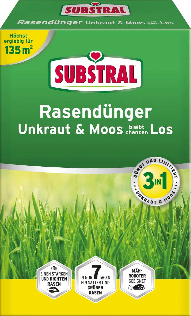 Substral Rasendünger Unkraut und Moos bleibt chancenLos 4 kg von Substral