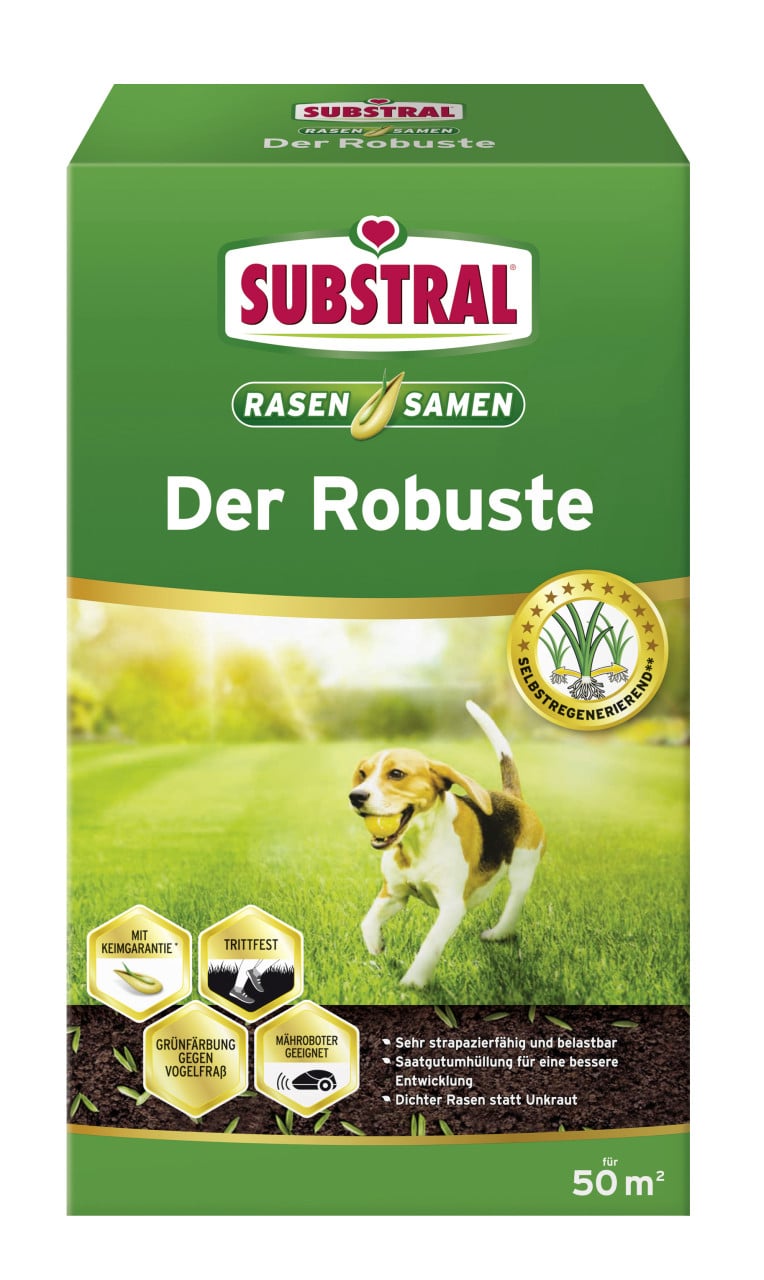 Substral Rasensamen Der Robuste 1 kg für 50 m² von Substral