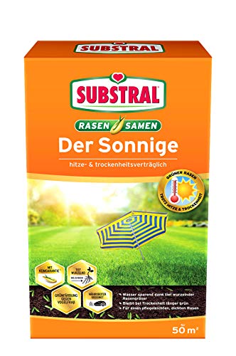 Substral Rasensamen Der Sonnige, Trockenrasen, Rasensamenmischung für sonnige und trockene Standorte, 1,125 kg von Substral