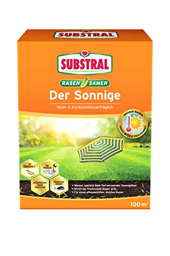 Substral Rasensamen Der Sonnige, Trockenrasen, Rasensamenmischung für sonnige und trockene Standorte, 2,25 kg von Substral