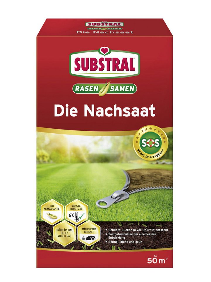 Substral Rasensamen Substral Rasensamen Die Nachsaat 1 kg für 50 m² Substral Rasensamen Substral Rasensamen Die Nachsaat 1 kg für 50 m² von Substral