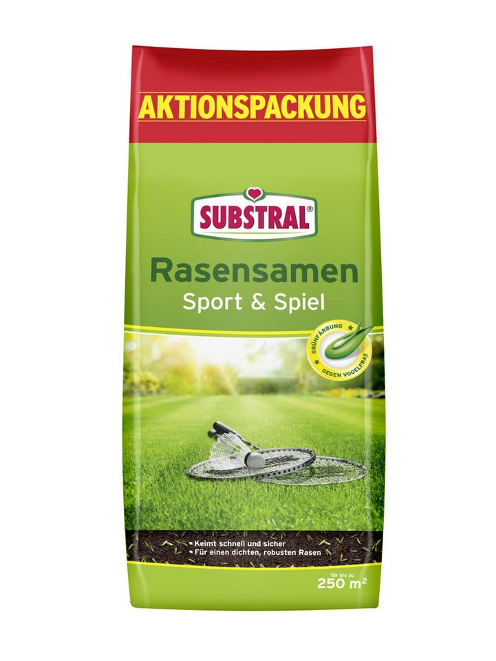 Substral Rasensamen Substral Rasensamen Sport & Spiel 5 kg für 250 m² Substral Rasensamen Substral Rasensamen Sport & Spiel 5 kg für 250 m² von Substral