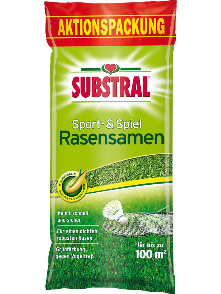 Substral Rasensamen Substral Sport & Spiel Rasensamen 2 kg für 100 m² Substral Rasensamen Substral Sport & Spiel Rasensamen 2 kg für 100 m² von Substral