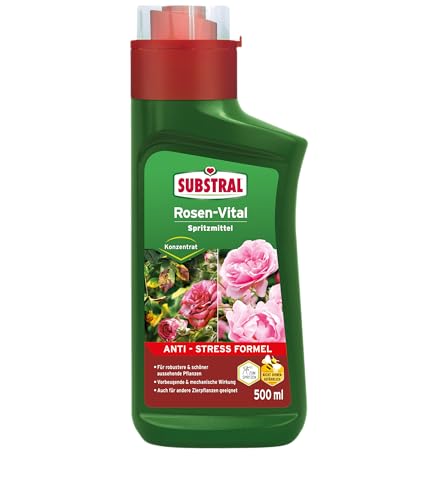 Substral Rosen-Vital mit Anti-Stress-Formel, 500ml, zur Stabilisierung gestresster Pflanzen - für schönere Rosen Substral Rosen-Vital mit Anti-Stress-Formel, 500ml, zur Stabilisierung gestresster Pflanzen - für schönere Rosen von Substral