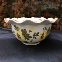 Mid Century Keramik Blumenvase Frosch Bleistift Stifthalter von SucculentMarketplace
