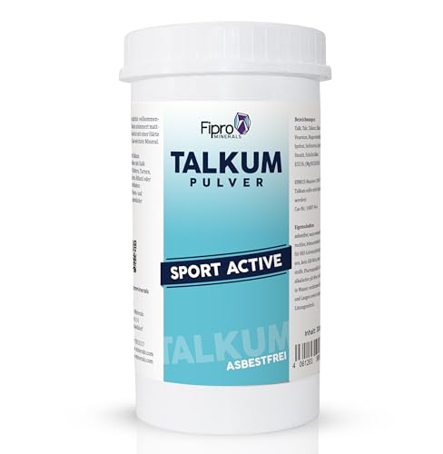 Sucelos TALKUM PULVER 300 g Feines asbestfreies Sporttalkumpuder – mischbar mit Kreide – Für Sport und Freizeit Fitnessstudio Fitnesscenter Gewichtheben Klettern Turnen Billard von Sucelos