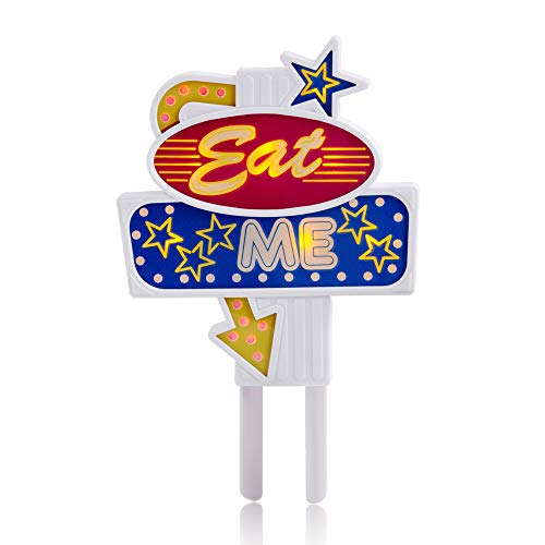 SUCK UK Blinkende Speisendeko, Eat Me, 10 x 8.7 x 1.5 cm von SUCK UK