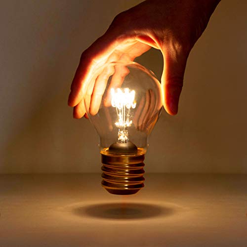 Suck UK Glühbirne USB wiederaufladbare LED-Leuchte Tischlampe Batteriebetriebene Stimmungsbeleuchtung Kabelloses Filament-Nachtlicht Asthetische Raum- und Schlafzimmerdekoration von SUCK UK