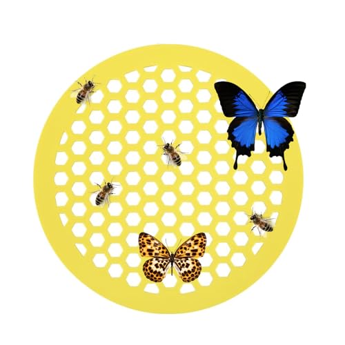 2 Stück Bienentrinkstation, Schwimmende Bienenleiter, bienens Insekten Trinkbecher, Schmetterlingswässerung, Bestäuber Trinkbasing Stationen Für Gartengarten Biene Terrasse, Balkon Farm Freien von Sucritude